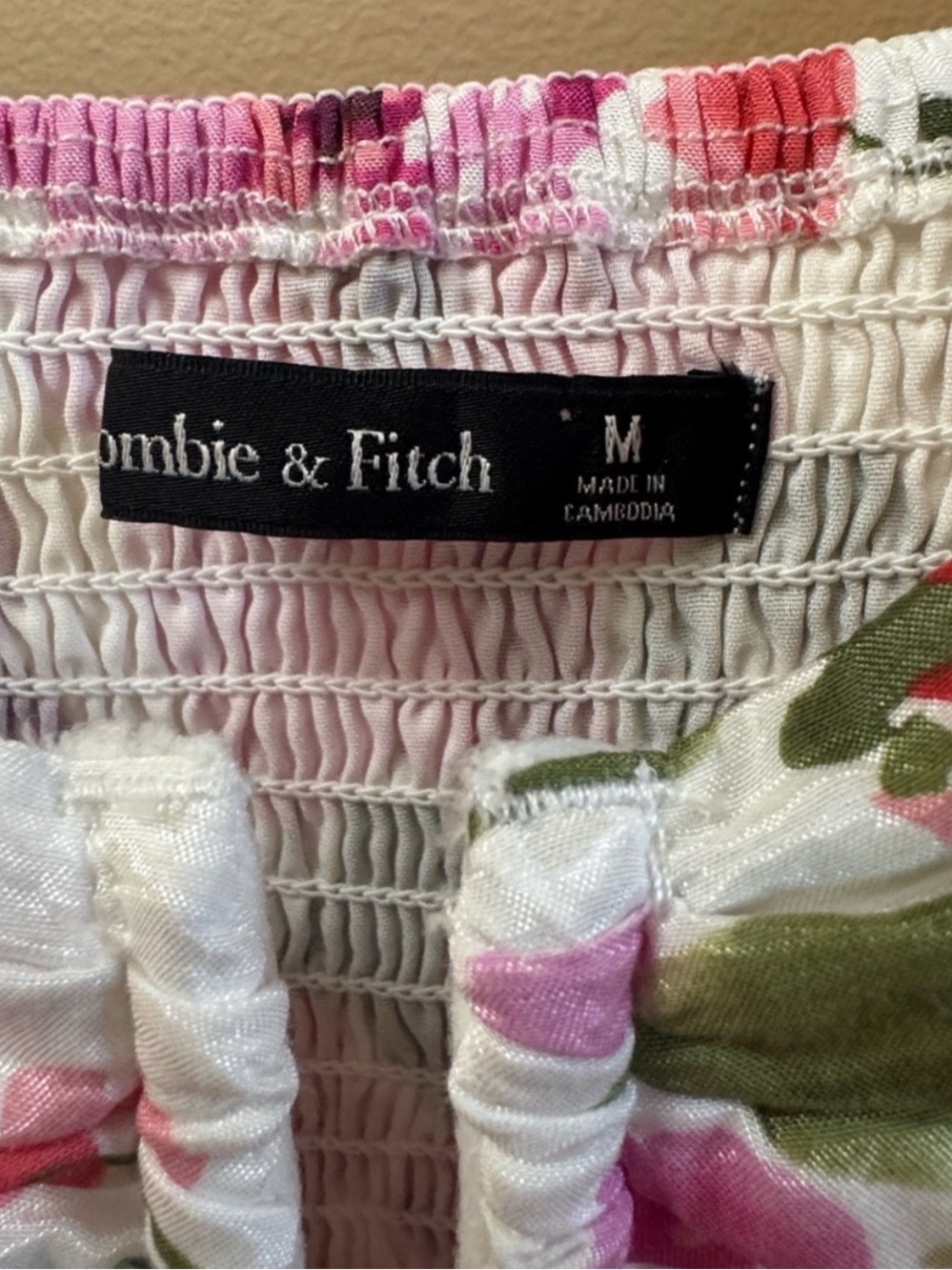 Abercrombie & Fitch Pink Floral Tiered Maxi Skirt - Picture 4 of 4